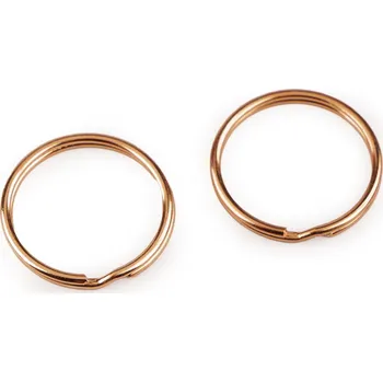 Kroužek na klíče Ø25 mm Varianta: 5 růžové zlato, Balení: 1000 ks