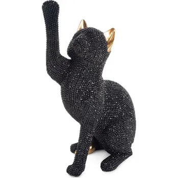 Váza DEKORAČNÍ FIGURKA ELDO 14X8X22 CM ČERNÁ