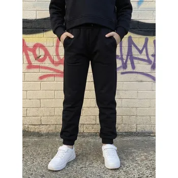 Dětské černé zateplené tepláky VSB IWY, VELIKOST DĚTI 122-128