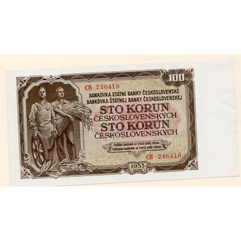 Sběratelství Československo 100 Korun 1953 S. CH