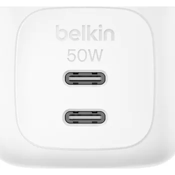 BELKIN BOOSTCHARGE 50W 2 porty USB-C bílý WCH019KQWH