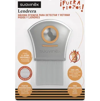 Suavinex Hřeben na vši a hnidy kovový 1 ks