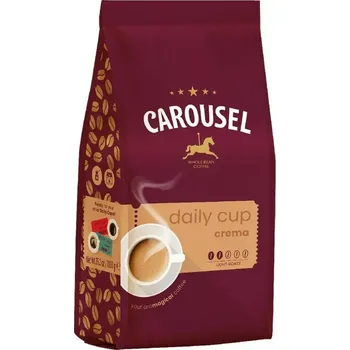 Káva Carousel Daily Cup Crema zrnková káva 1kg