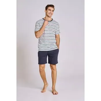 Pánské pyžamo Taro, pánské pyžamo 3180/1-Ronnie, krátký rukáv, vel. XXL
