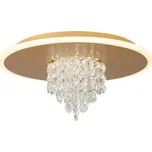 Searchlight 21126-32GO - LED Stm stropní svít DELUGE 20W/230V pr. 31,5 cm zlatá