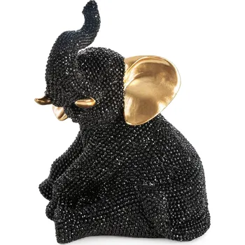 DEKORAČNÍ FIGURKA ELDO 14X12X18 CM ČERNÁ