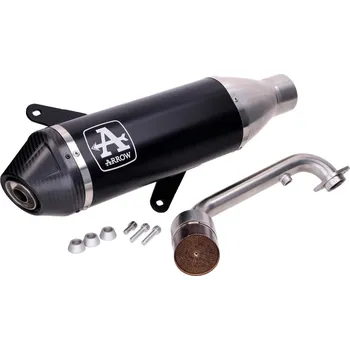 Výfuk pro motocykl Arrow Výfuk Arrow Urban Black GTS 310 HPE karbon - homologovaný 012853551AKN
