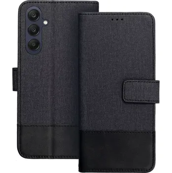 Pouzdro na mobilní telefon GOMMA Book flip pouzdro Samsung Galaxy A17 - černé (GOMMA Book flipové pouzdro pro Samsung Galaxy A17 - černý flip obal s kapsami a magnetem)