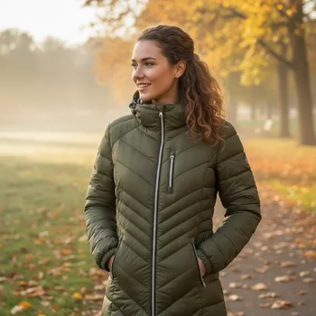 Kabát L-SURE SYLVIA LADY, různé barvy Velikost XS olivová