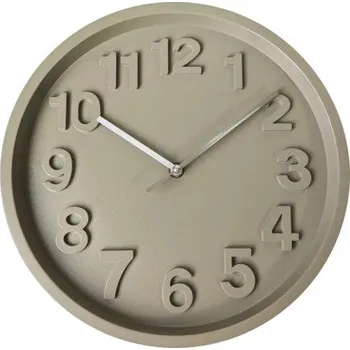 Hodiny Nástěnné hodiny hnědé Ø30cm