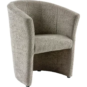 Obývací pokoj Klubové křeslo, šedobéžová Taupe látka Coral, CUBA