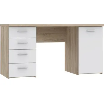 Psací stůl Stůl pracovní dub sonoma/bílá NET MT926