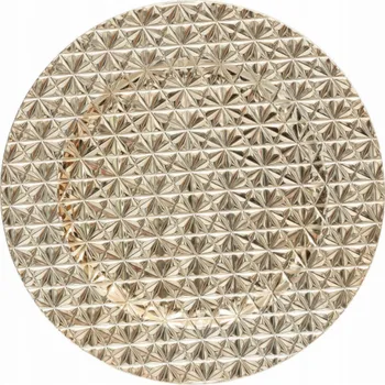 Atmosphera Prostírání s geometrickým vzorem, zlaté, O 33 cm