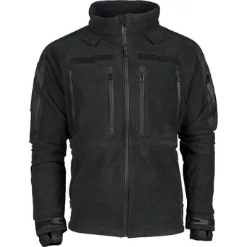 Pánská softshellová bunda MIL-TEC® Bunda fleece s membránou TPU PLUS ČERNÁ Velikost: L
