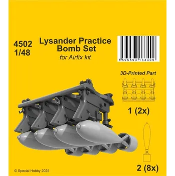 Plastikový model 1/48 Lysander Practice Bomb Set (AIRFIX)