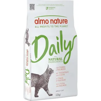 Krmivo pro kočku Almo Nature Daily Maintenance - s tuňákem a lososem 12kg