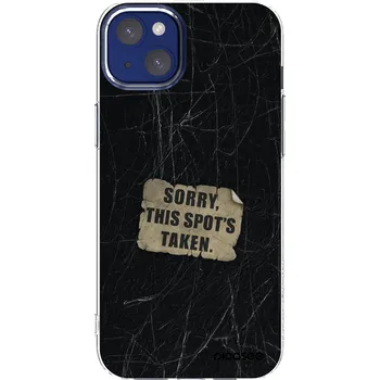 Pouzdro na mobilní telefon Picasee silikonový průhledný obal pro Apple iPhone 14 Plus - SORRY