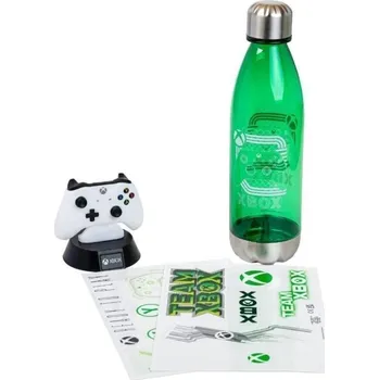 Hra Dárkový set XBOX (obsahuje láhev, samolepky a světlo)