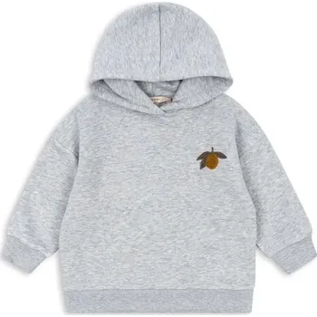 Chlapecká mikina Dětská mikina Konges Sløjd LOU SWEAT HOOD OCS KS103866.9BYA šedá 09X, vel. 122-128