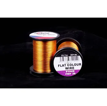 Rybářský prut HENDS FLAT COLOUR WIRE FINE - PALE ORANGE FWF26