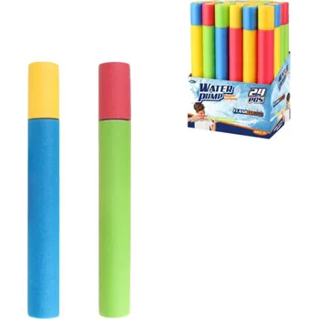 Dělo vodní soft 45cm pěnová trubice lehká dvoubarevná na vodu 4 barvy