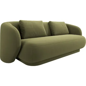 Pohovka Cosmopolitan Design Zelená sametová dvoumístná pohovka Camden 169 cm