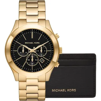 Sada pánského spodního prádla Pánské hodinky + pouzdro na karty MICHAEL KORS MK1076SET + BOX NEUPLATŇUJE SE