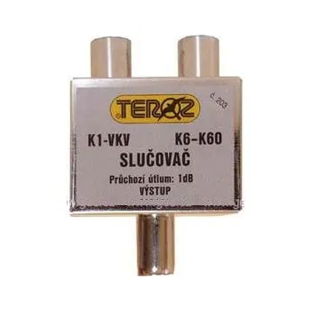 Anténní zesilovač Slučovač 2x hybridní kanálový TEROZ 203K