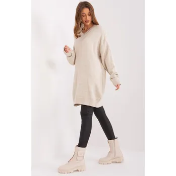Dámské šaty TopMode Oversized svetrové šaty 990623