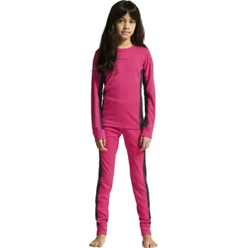 Set dětského termoprádla Dětský Set termoprádla CRAFT CORE DRY BASELAYER SET JR 1909713-738499 – Růžová 146/152