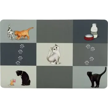 miska pro kočku Prostírání pro kočky (Podložka pod kočičí misky)