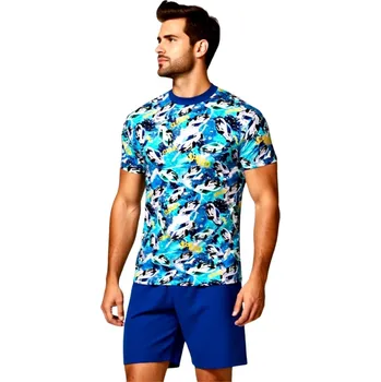 Pánské pyžamo Pánské Pyžamo Krátké FOLTÝN PK 372 Velikost: 3XL