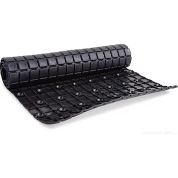 Protiskluzová podložka SPA | protiskluzová podložka do vany a sprchy | 78 × 35 cm | zastřihovatelná podle potřeby | černá