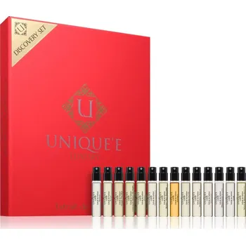 Unisex parfém Unique'e Luxury Discovery Set Unique'e Luxury Akdeniz parfémový extrakt 2 ml + Unique'e Luxury Kutay parfémový extrakt 2 ml + Unique'e Luxury Ocean The Rive parfémový extrakt 2 ml + Unique'e Luxury Chocolate Makes me Happy parfémový extrakt 2 ml + Unique'