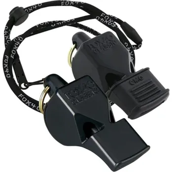 Tkaničky do bot FOX 40 CLASSIC A CLASSIC CMG PÍŠŤALKA ČERNÁ SE ŠŇŮROU 2 BALENÍ NEPLATÍ