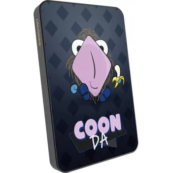 Powerbanka Picasee Powerbanka s MagSafe 5 000 mAh Šedá - COONDA chlupatka - tmavá