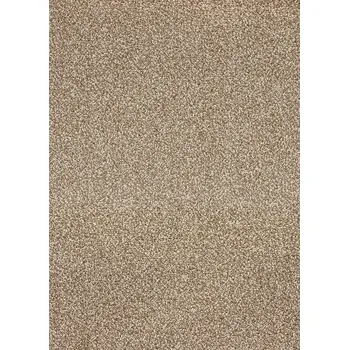 Koberec Breno Metrážový koberec FUEGO 35 béžový, šíře 400 cm, Hnědá/Béžová