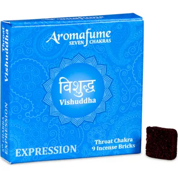 Aromafume Vonné cihličky 7 Čaker Vishudda, 9 ks