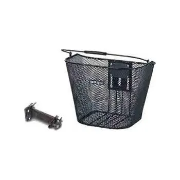 brašna na kolo Basil přední koš Bremen BE (black)