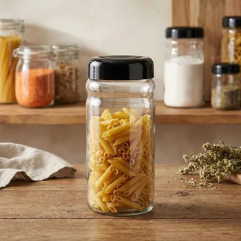 Dóza na potraviny Skleněná nádoba s víkem 1,8 l