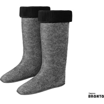 Pánské holínky Delphin Náhradní Vložka Bronto Černý Lem 46