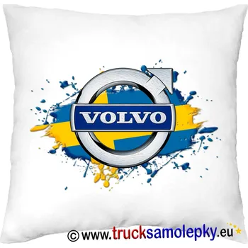 Dekorativní polštářek Polštář VOLVO SWEDEN (Polštář ( povlak včetně polštáře) velikost 40 x 40 cm)
