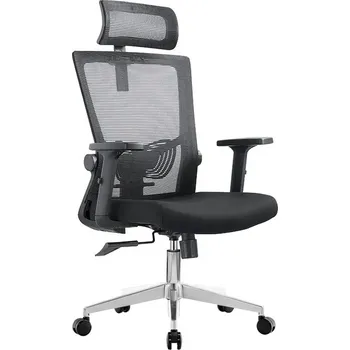 Kancelářská ergonomická židle Neoseat NOVELO — síť / látka, černá, nosnost 150 kg (rozbaleno)