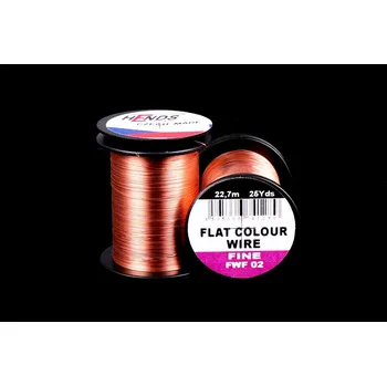 Rybářský prut HENDS FLAT COLOUR WIRE FINE - MĚDĚNÁ FWF01