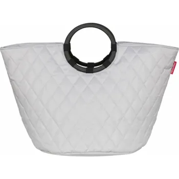 Koš na prádlo Reisenthel Loophome S frame rhombus light grey