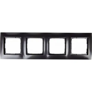 vypínač Čtyřnásobný rám Kontakt-Simon S54 antracit