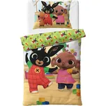 TipTrade Bavlněné povlečení 140x200 + 70x90 cm - Zajíček Bing Sula ve školce