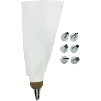 Cukrářský SET - Sáček + 7 nástavců zelený 16030-36