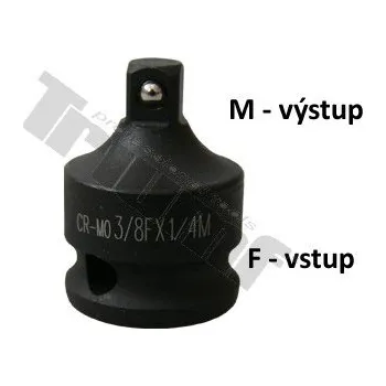 Triumf Redukce kovaná vstup 3/8" - výstup 1/4"