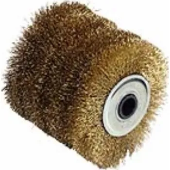 Drátěný kartáč Peugeot ocelový kartáč s mosazným povrchem 0,3MM průměr 120MM šířka 100MM 800301